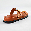 Шлепанцы женские 591902 Рыжие распродажа