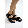 Сандали женские замша 591967 Черные