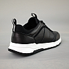 Кросівки чоловічі шкіра перфорація 591524 Чорні розпродаж