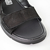 Шльопанці чоловічі нубук 591536 Чорні