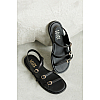 Сандали женские кожа 591983 Черные
