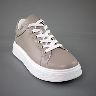 Кеди жіночі шкіряні 592754 Бежеві фото 2