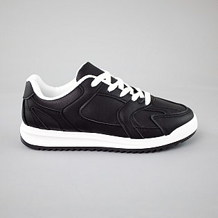 Кросівки жіночі шкіра 592759 Чорні розпродаж фото 1