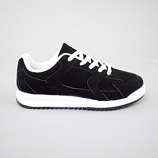 Кросівки жіночі замш 592760 Чорні фото 1