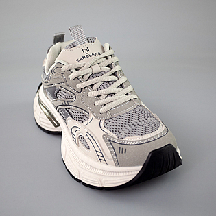 Кросівки жіночі сітка 592704 Сірі фото 2