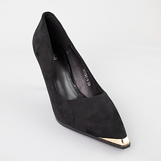 Туфли лодочки женские 592661 Черные фото 2