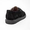 Туфли женские замшевые 592637 Черные распродажа