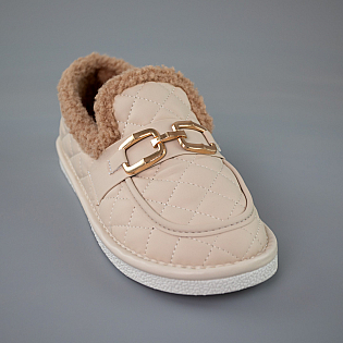 Угги жіночі хутро 592966 Бежеві розпродаж фото 2