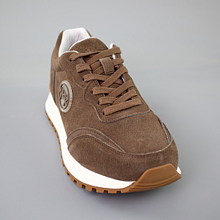 Кросівки жіночі замш 592975 Коричневі розпродаж фото 2