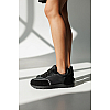 Кросівки жіночі замшеві вологостійкі 592964 Чорні розпродаж