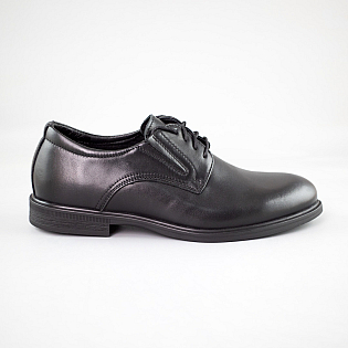 Туфлі чоловічі шкіра 591379 Чорні фото 1