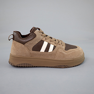 Кеди жіночі замш байка 592959 Бежеві розпродаж фото 1