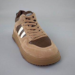 Кеди жіночі замш байка 592959 Бежеві розпродаж фото 2