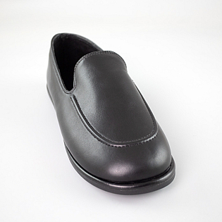 Лофери жіночі шкіряні 592914 Чорні розпродаж фото 2