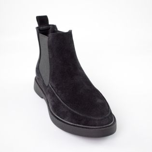 Челсі жіночі замш на байці 592644 Чорні розпродаж фото 2