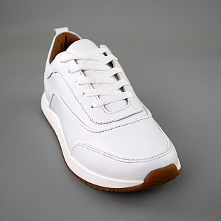 Кросівки жіночі шкіра 592411 Білі фото 2