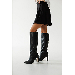 Чоботи жіночі шкіряні 592649 Чорні фото 2