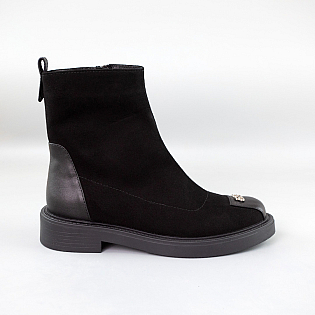 Челсі жіночі замш байка 592630 Чорні фото 1