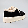 Кеди жіночі замш на хутрі 593139 Чорні