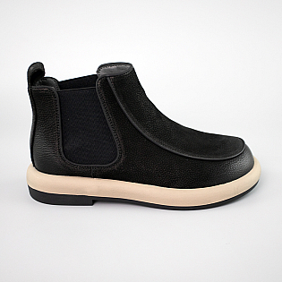 Челси женские кожа байка 593186 Черные фото 1