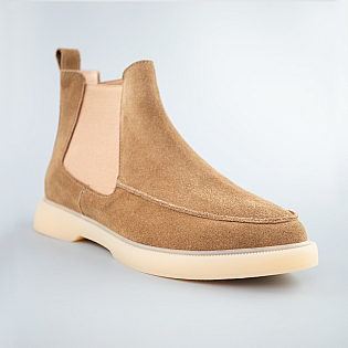 Челси женские замш байка 592645 Бежевые распродажа фото 2