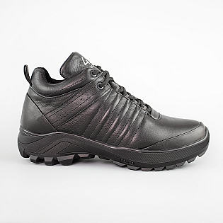 Ботинки мужские кожаные 593029 Черные фото 1