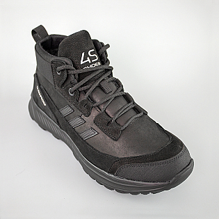 Черевики чоловічі шкіра хутро 593028 Чорні розпродаж фото 2