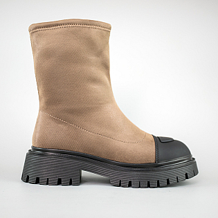 Ботинки женские байка 593218 Хаки. фото 1