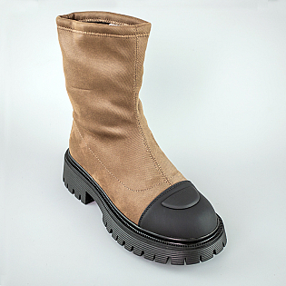 Ботинки женские байка 593218 Хаки. фото 2