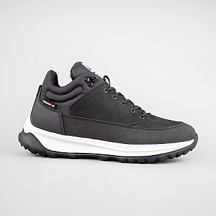 Кросівки чоловічі на хутрі 593016 Чорні розпродаж фото 1