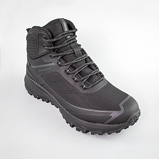 Кросівки чоловічі вологостійкі на хутрі 593278 Чорні фото 2