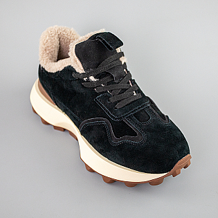 Кроссовки женские замша на меху 593336 фото 2