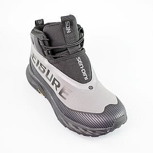 Кросівки чоловічі вологостійкі утеплені хутром 593357 Сірі фото 2