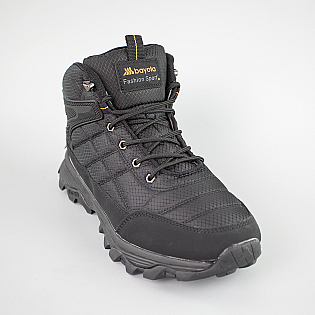 Кросівки чоловічі вологостійкі на хутрі 593378 Чорні фото 2