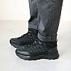 Кроссовки мужские влагостойкие на меху 593377 Черные