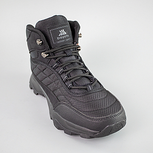 Кросівки чоловічі вологостійкі на хутрі 593377 Чорні фото 2