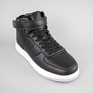 Кросівки чоловічі на липучках 593454 Чорні фото 2