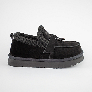 Лофери жіночі замшеві 593495 Чорні фото 1