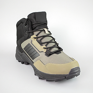 Кросівки чоловічі вологостійкі утеплені 593466 Хакі чорні фото 2