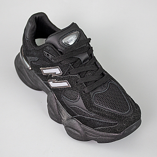 Кроссовки женские экокожа сетка 594090 Черные фото 2