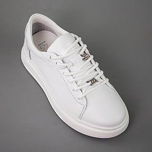 Кеди жіночі шкіряні 594030 Білі фото 2 Кеди жіночі шкіряні 594030 Білі фото 2