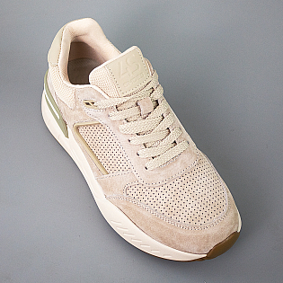 Кроссовки женские замшевые 594236 Бежевые фото 2