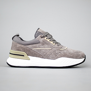 Кроссовки женские замшевые 594237 Серый фото 1