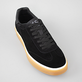 Кеды мужские кожаные 594528 Черные фото 2