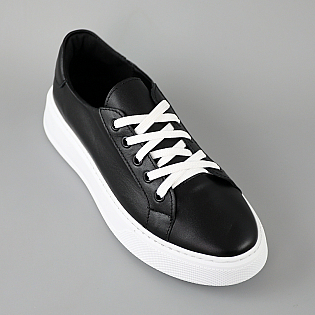 Кеди жіночі шкіряні 594552 Чорні фото 2 Кеди жіночі шкіряні 594552 Чорні фото 2