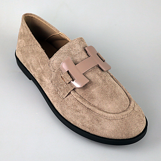 Лоферы женские 594714 Бежевые фото 2