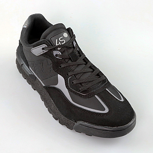 Кроссовки мужские замшевые с эко кожей 594894 Черный фото 2