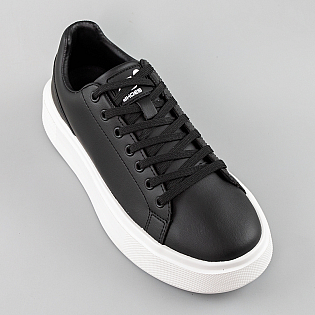 Кеды мужские эко кожа 594917 Черные фото 2