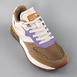 Кроссовки женские замшевые 594329 Бежевые фото 2