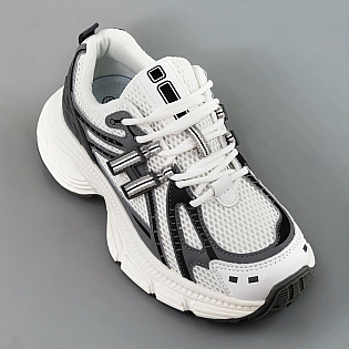 Кроссовки женские сетка 594964 Серые фото 2